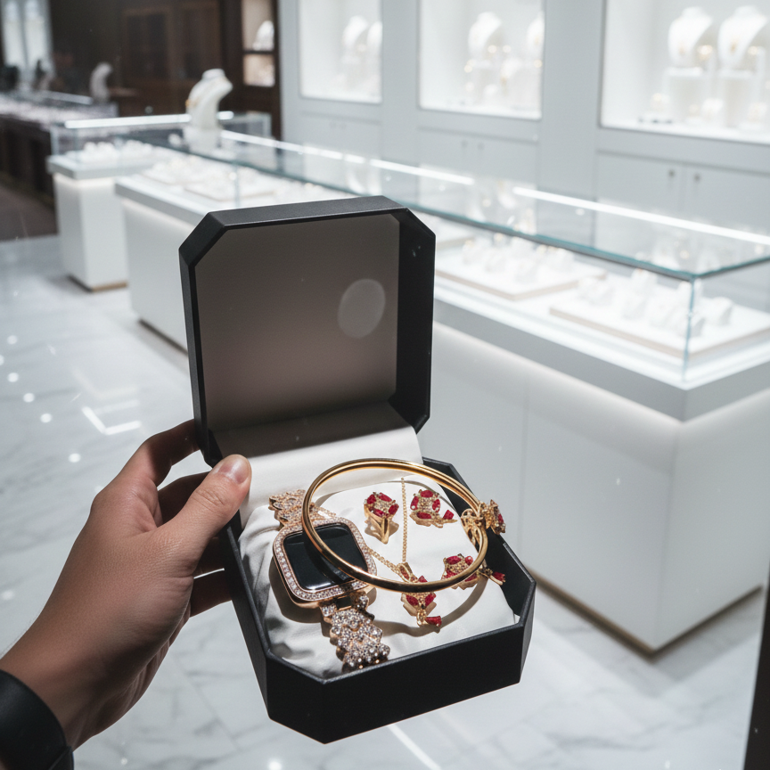 Ladies Jewellery Watch With Bangle