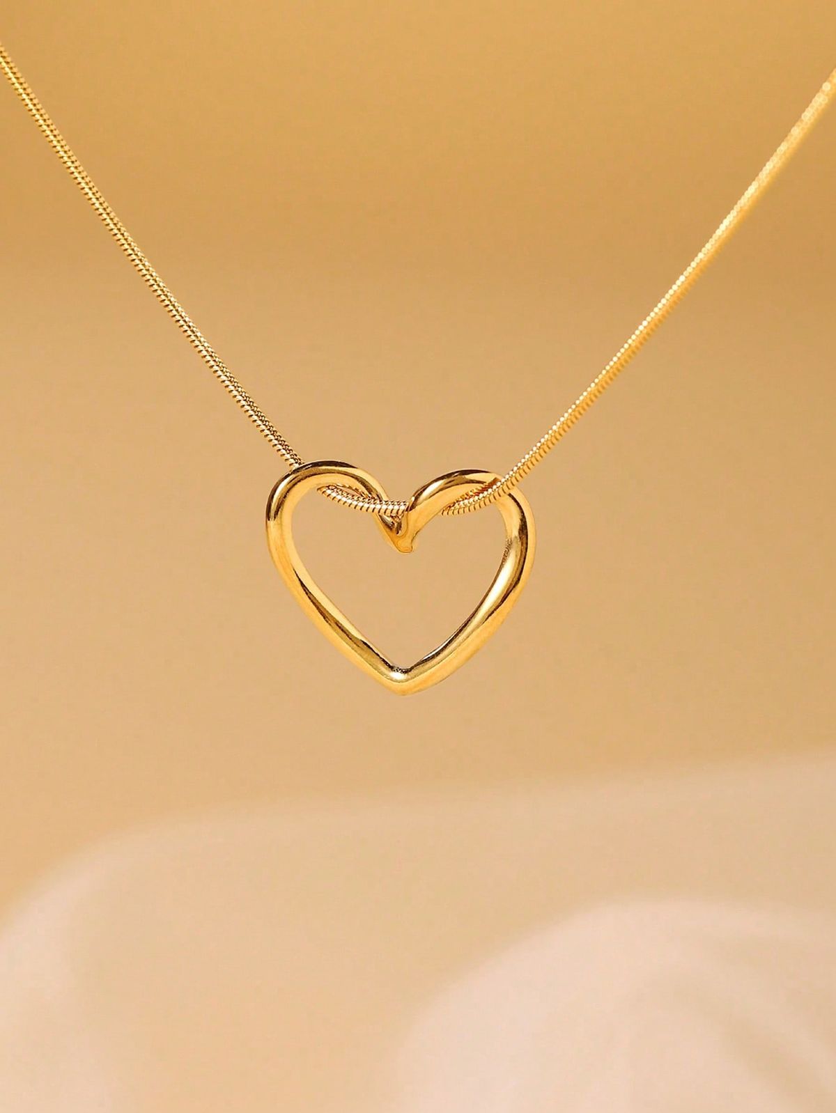 Hollow Heart Pendant