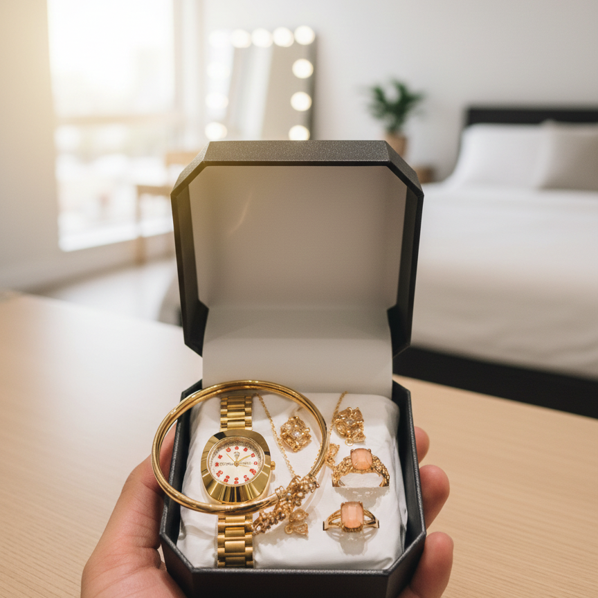 Jewellery Watch With Bangle